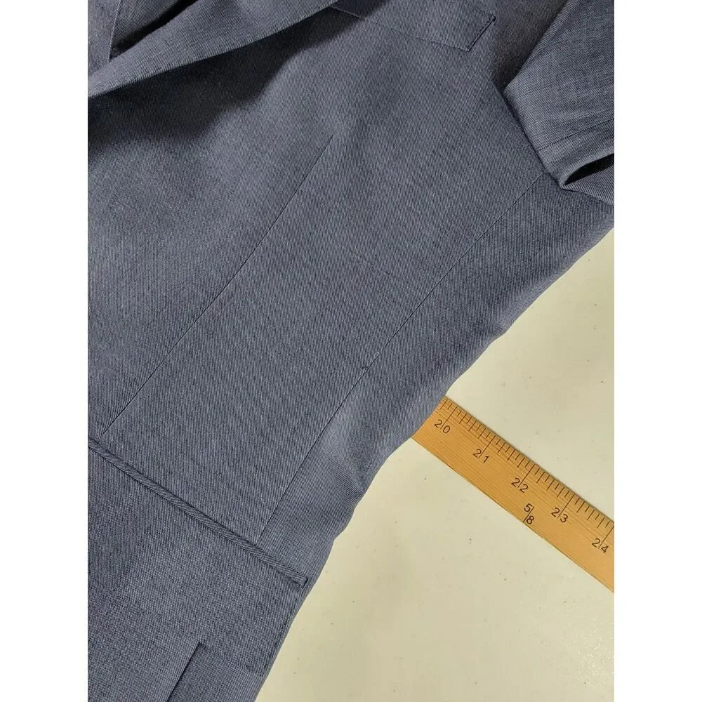 J Crew Ludlow Wool Navy Blue Sport Coat Suit Jacket Blazer - 40R